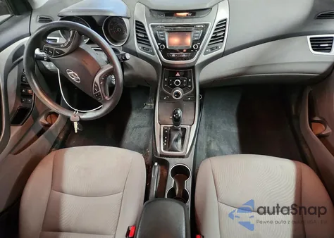 2014 Hyundai Elantra Se из США, поврежденный, VIN KMHDH4AE3EU183854